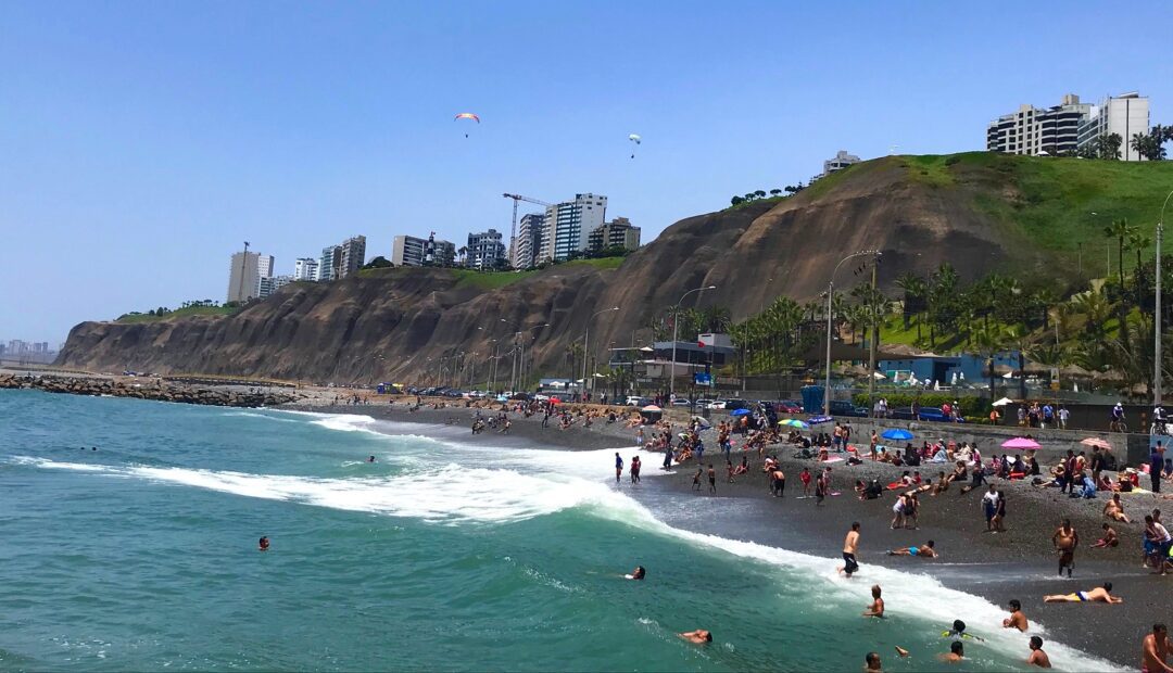 Time in Lima Peru beach